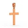 Підвіска-хрестик з червоного золота (арт. 440407) – зображення 1