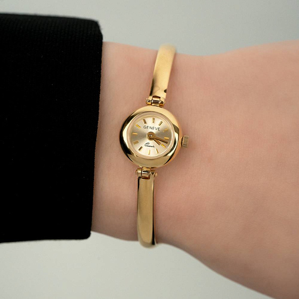 Тонкие часы из желтого золота (арт. 260108ж) – изображение 3