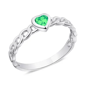 Каблучка зі срібла з альпінітом (арт. 7501/5949аз)