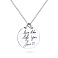 Серебряное колье «Love» (арт. 7507/705) – изображение 1