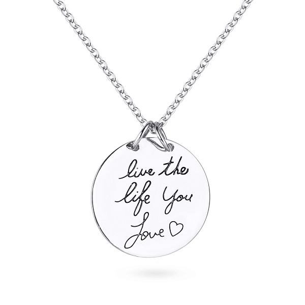 Серебряное колье «Love» (арт. 7507/705) – изображение 1
