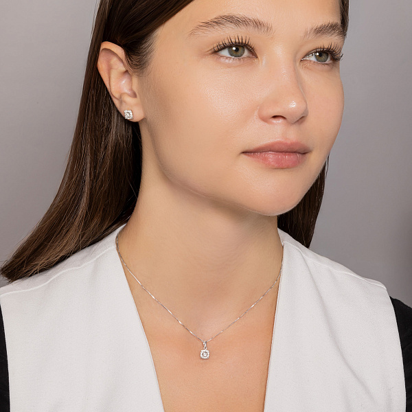 Золотой кулон с бриллиантами (арт. 3190372202) – изображение 3