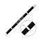 Каучуковый браслет с серебряными вставками (арт. 7609/46072р) – изображение 4
