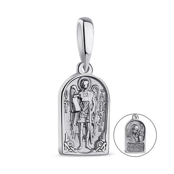 Серебряная двусторонняя ладанка (арт. 7517/928) – изображение 1