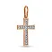 Хрестик з золота з діамантами (арт. 3106452201) – зображення 1