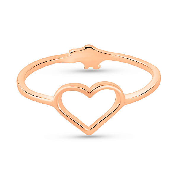 Золота каблучка З Україною в серці (арт. 1401040) – зображення 4