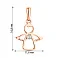 Золота підвіска Янгол з фіанітом (арт. 440646) – зображення 3
