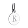 Серебряный подвес Буква К (арт. 7503/690/Кпп) – изображение 1