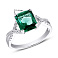Серебряное кольцо с фианитами (арт. 7501/4449цз) – изображение 2