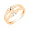 Золота каблучка без каменів (арт. 154731) – зображення 1