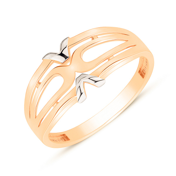 Золота каблучка без каменів (арт. 154731) – зображення 1