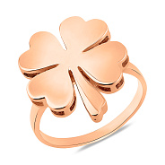 Золотое кольцо Клевер (арт. 156266)