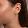 Серьги с фианитами из желтого золота (арт. 111074ж) – изображение 3