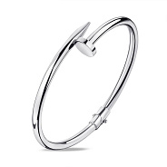 Фото Серебряный браслет «Гвоздь» без камней Trendy Style (арт. 7509/2542)