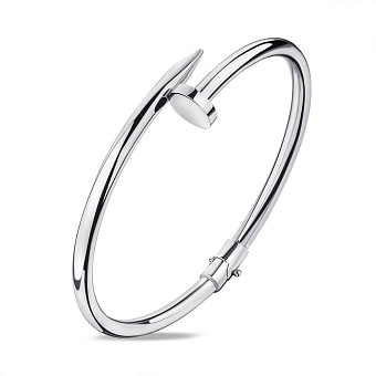 Серебряный браслет «Гвоздь» без камней Trendy Style (арт. 7509/2542)