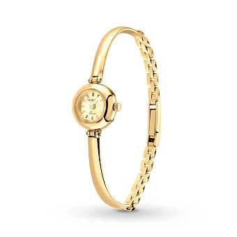 Тонкие часы из желтого золота (арт. 260108ж)