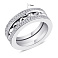 Серебряное кольцо с дорожками из фианитов (арт. 7501/5649) – изображение 2