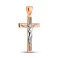 Масивний хрестик з золота з розп'яттям (арт. 500688) – зображення 1