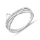 Серебряное кольцо с дорожкой из фианитов (арт. 7501/8298) – изображение 2