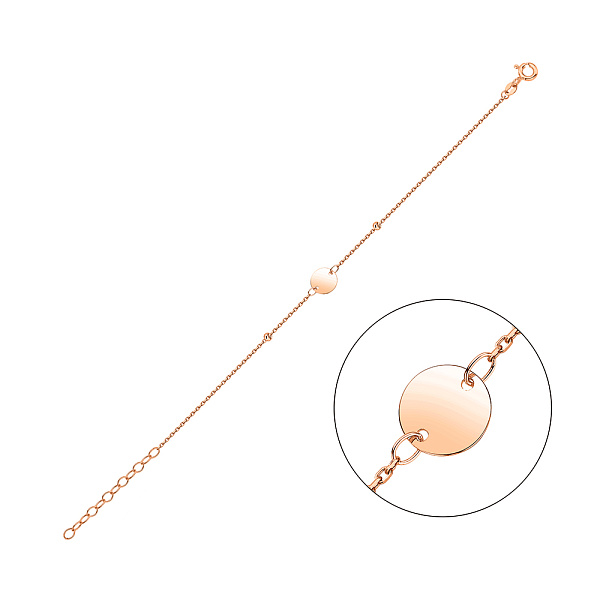 Браслет Монета з золота (арт. 326513/8) – зображення 1