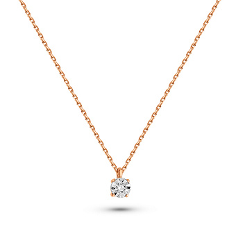 Золоте кольє з діамантами (арт. Ц011667005)