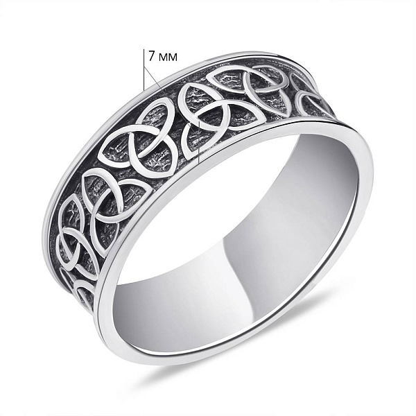 Каблучка зі срібла з орнаментом (арт. 7901/1685) – зображення 6