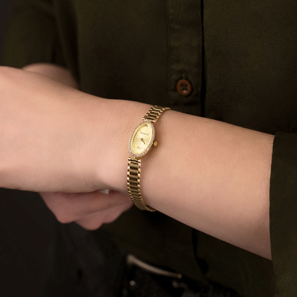 Золотий годинник з фіанітами (арт. 260216ж) – зображення 3