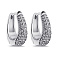 Серьги серебряные с фианитами (арт. 7502/9190/10) – изображение 1
