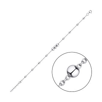 Срібний браслет Trendy Style з кульками (арт. 7509/3873)