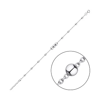 Серебряный браслет Trendy Style с шариками (арт. 7509/3873)