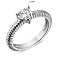 Серебряное кольцо Сердце с фианитом (арт. 7501/6720) – изображение 2