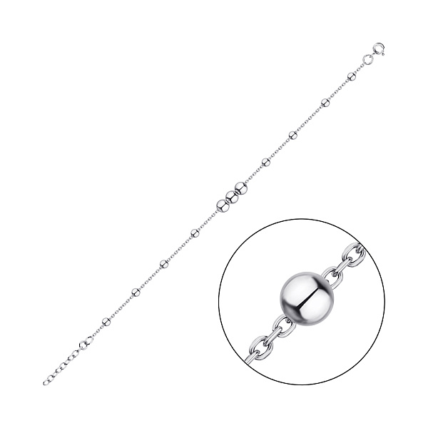 Серебряный браслет Trendy Style с шариками (арт. 7509/3873) – изображение 1