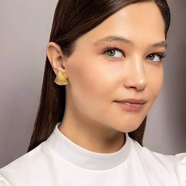 Серьги Francelli из желтого золота (арт. 1091876жм) – изображение 4