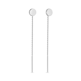 Золоті сережки-протяжки (арт. 110820б)