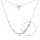 Кольє з білого золота (арт. 352894б) – зображення 1