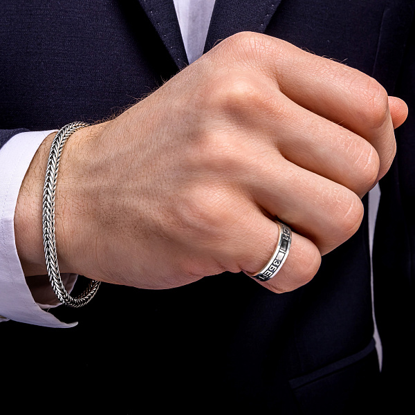 Срібна каблучка "Спаси і Збережи" (арт. 7901/5-0023.0.4) – зображення 4