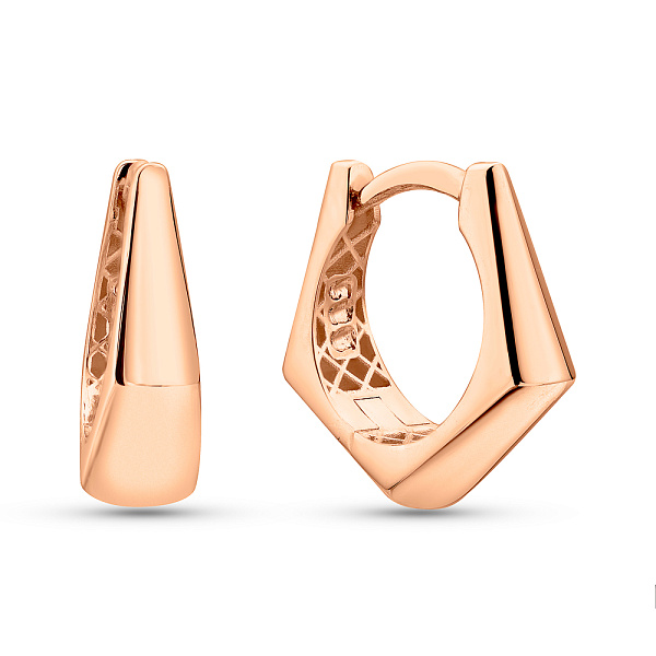 Золотые серьги-кольца (арт. 1091653) – изображение 1