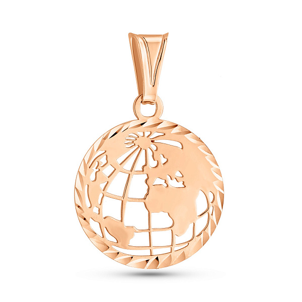 Золотой подвес без камней (арт. 424922/1) – изображение 1