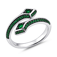 Фото Серебряное кольцо с альпинитами (арт. 7501/8878аз)