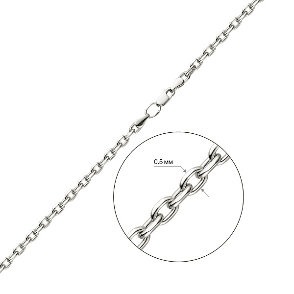 Ланцюжок зі срібла плетіння Якірне (арт. 0306202) – зображення 2