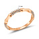Золота каблучка з фіанітами (арт. 156398) – зображення 4