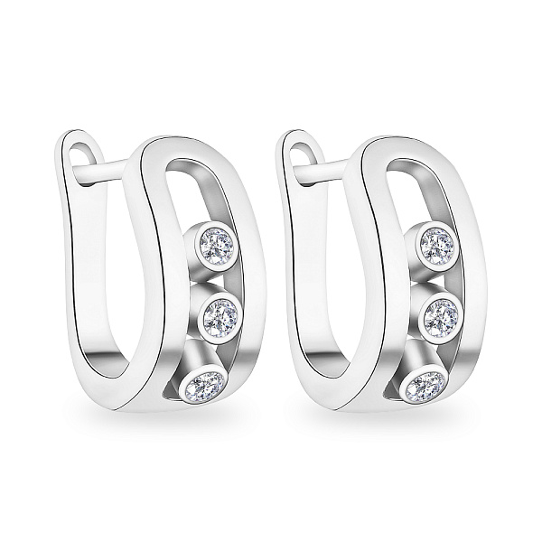 Серьги из серебра  (арт. 7502/4848) – изображение 1