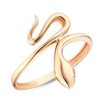 Золота каблучка Змія (арт. 154501)