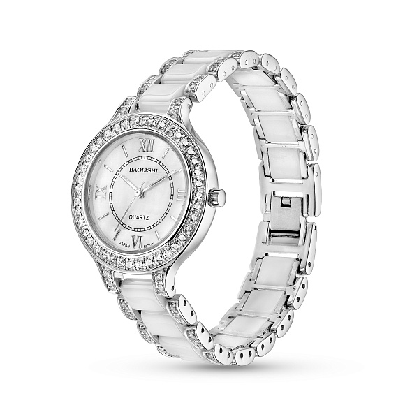 Серебряные часы с фианитами (арт. 7526/317пкмб) – изображение 1