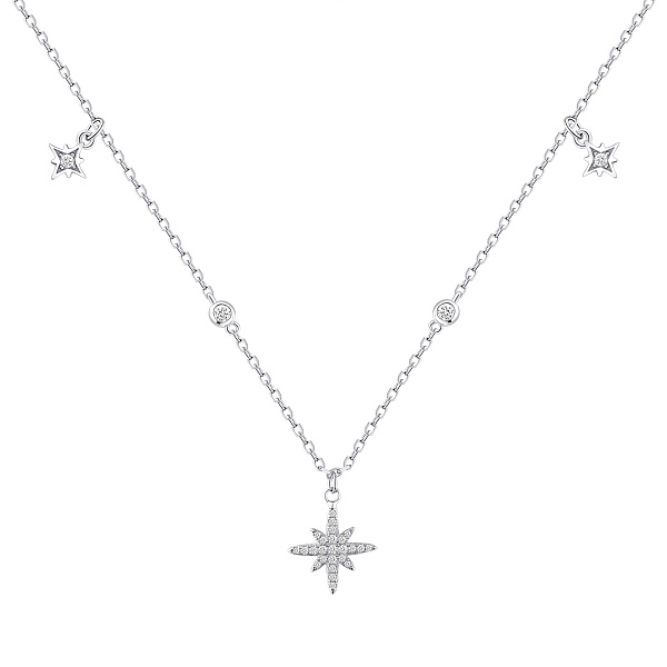 Серебряное колье Звезда (арт. 7507/2583) – изображение 1