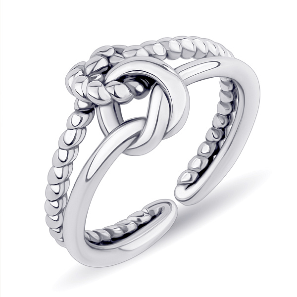 Серебряное кольцо "Узелок" (арт. 7901/6074) – изображение 1