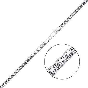 Серебряная цепочка плетения Ручеек с чернением (арт. 03022531ч)