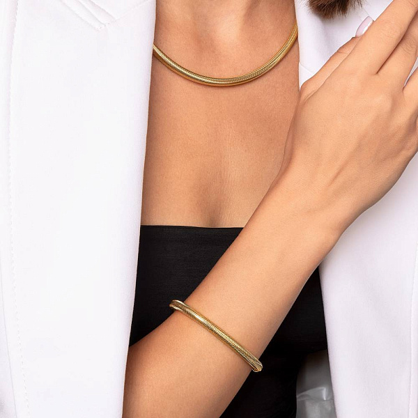 Колье Francelli из желтого золота (арт. 352852ж) – изображение 3