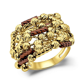 Кольцо из желтого золота Francelli (арт. 156602жкр)