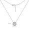 Серебряное колье с подвеской с фианитами (арт. 7507/2592) – изображение 3